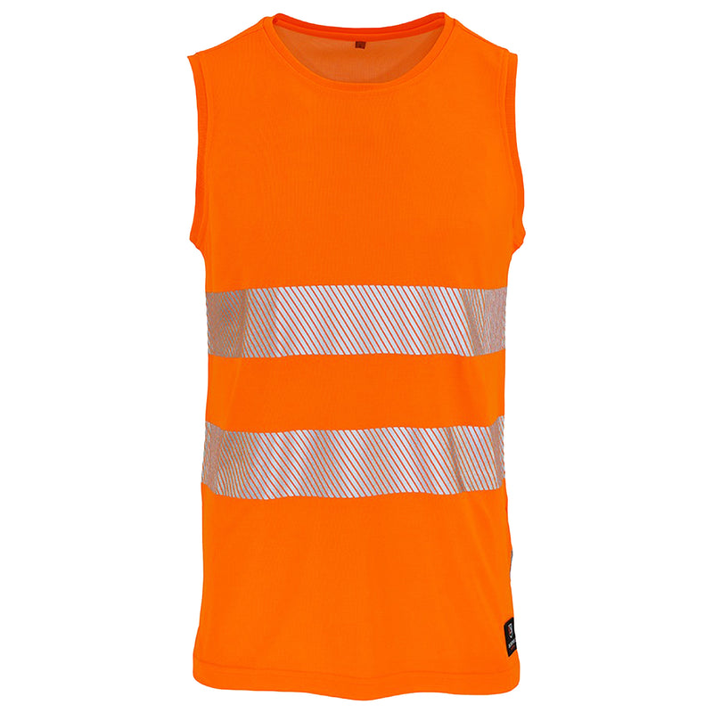 Warnschutz Tank Top | Klasse 2 | PE/Bambus | kühlend & geruchshemmend | 190 g/m² | Bormio Safety Lägern
