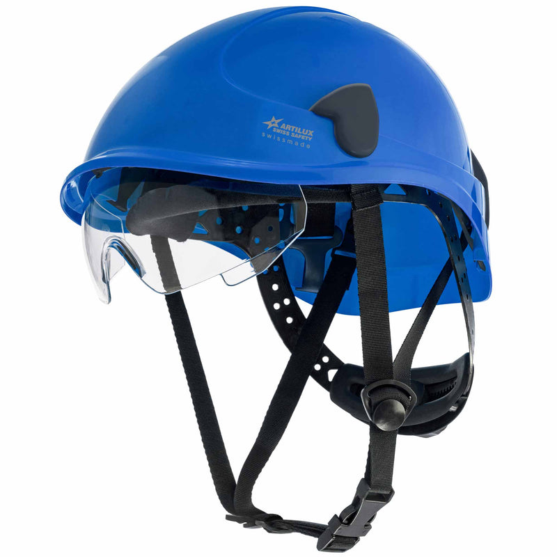 Schutzhelm ARTITOP SH510 | Polycarbonat | elektrisch isolierend | Schutzbrille | 4-Punkt-Kinnband | ROTO-System | belüftet | Swiss Made | ARTILUX