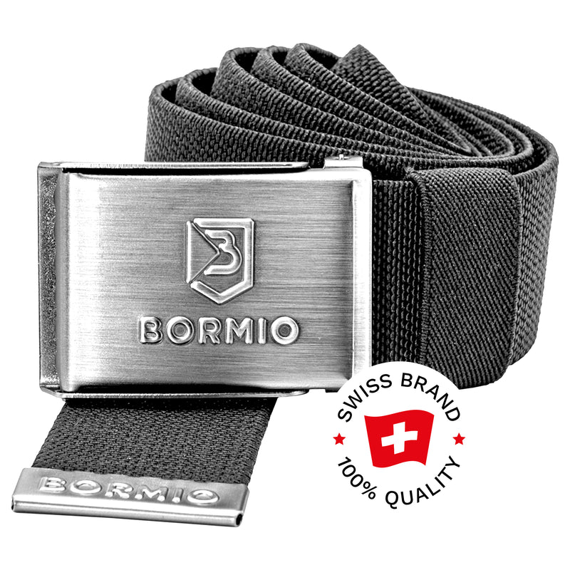 Stretch-Gürtel | elastisch | stufenlos verstellbar | mit Metallschnalle | Bormio Spirit Andrik