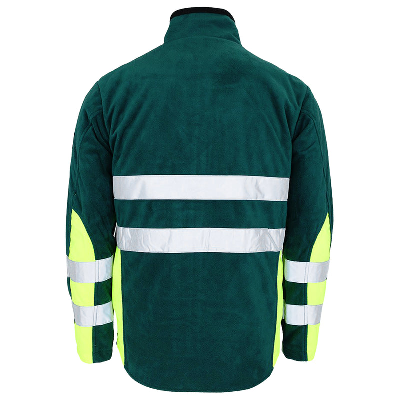 Warnschutz Windstopper-Fleecejacke | Klasse 1 | PE | Polyester mit PU-Membrane | winddicht, isolierend & atmungsaktiv | 380 g/m² | Bormio Spirit Alvar