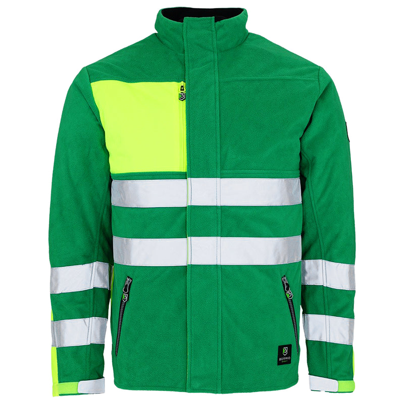 Warnschutz Windstopper-Fleecejacke | Klasse 1 | PE | Polyester mit PU-Membrane | winddicht, isolierend & atmungsaktiv | 380 g/m² | Bormio Spirit Alvar