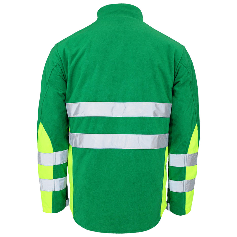 Warnschutz Windstopper-Fleecejacke | Klasse 1 | PE | Polyester mit PU-Membrane | winddicht, isolierend & atmungsaktiv | 380 g/m² | Bormio Spirit Alvar
