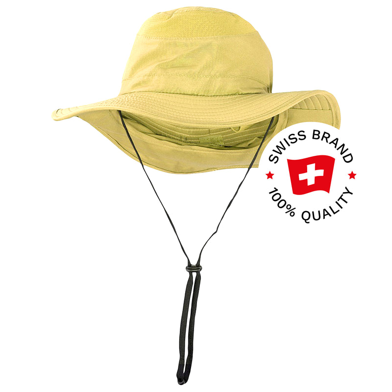 Sonnenschutzhut | 100% Polyester | UPF 50+ | mit Nackenschutz | Bormio Spirit Sol