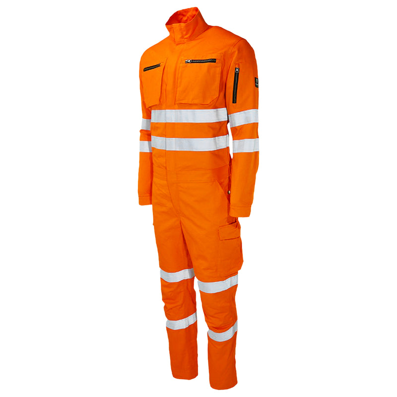 Warnschutz Overall | Klasse 1 | Baumwolle | strapazierfähig & ergonomisch | 300 g/m² | Bormio Spirit Thorin
