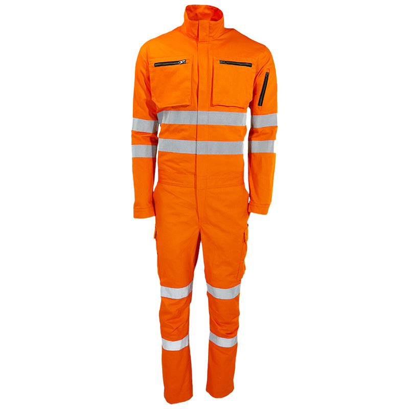 Warnschutz Overall | Klasse 1 | Baumwolle | strapazierfähig & ergonomisch | 300 g/m² | Bormio Spirit Thorin