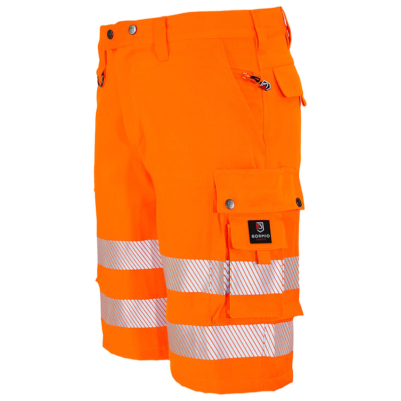 Warnschutz Shorts | Klasse 2 | PE/Baumwolle | grössenverstellbar | 300 g/m² | Bormio Safety Titlis