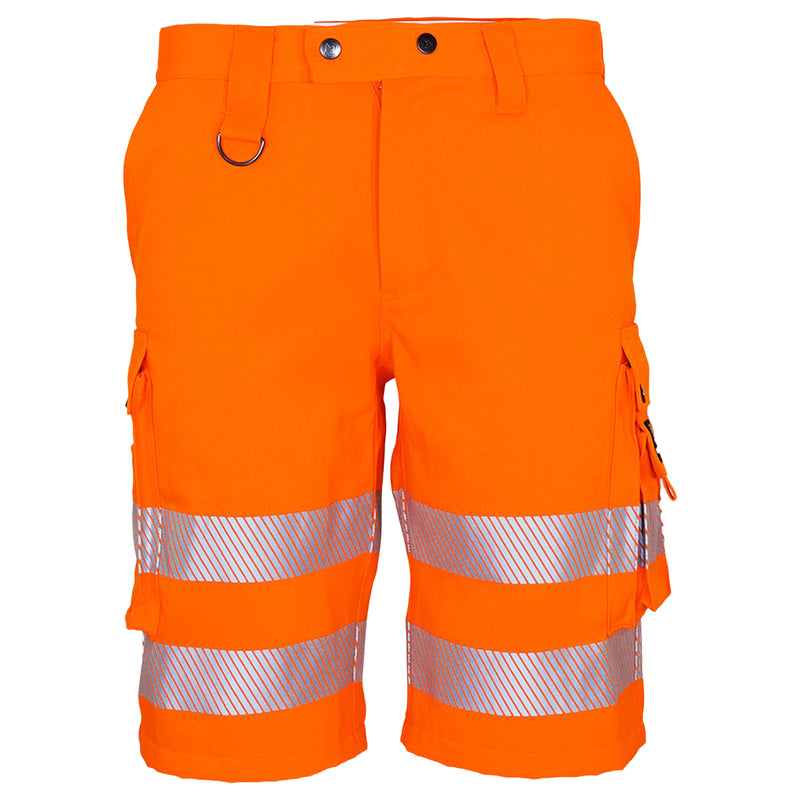 Warnschutz Shorts | Klasse 2 | PE/Baumwolle | grössenverstellbar | 300 g/m² | Bormio Safety Titlis