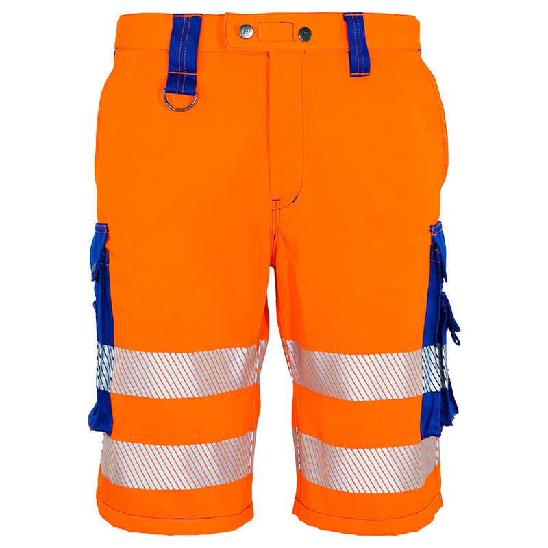 Warnschutz Shorts | Klasse 2 | PE/Baumwolle | grössenverstellbar | 300 g/m² | Bormio Safety Titlis
