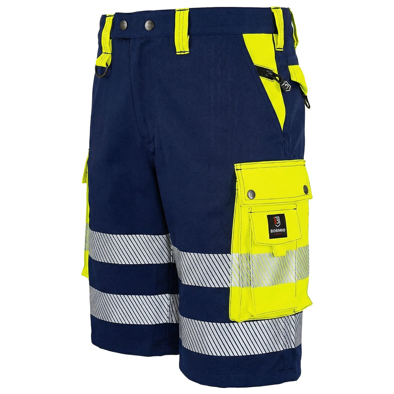 Warnschutz Shorts | Klasse 2 | PE/Baumwolle | grössenverstellbar | 300 g/m² | Bormio Safety Titlis