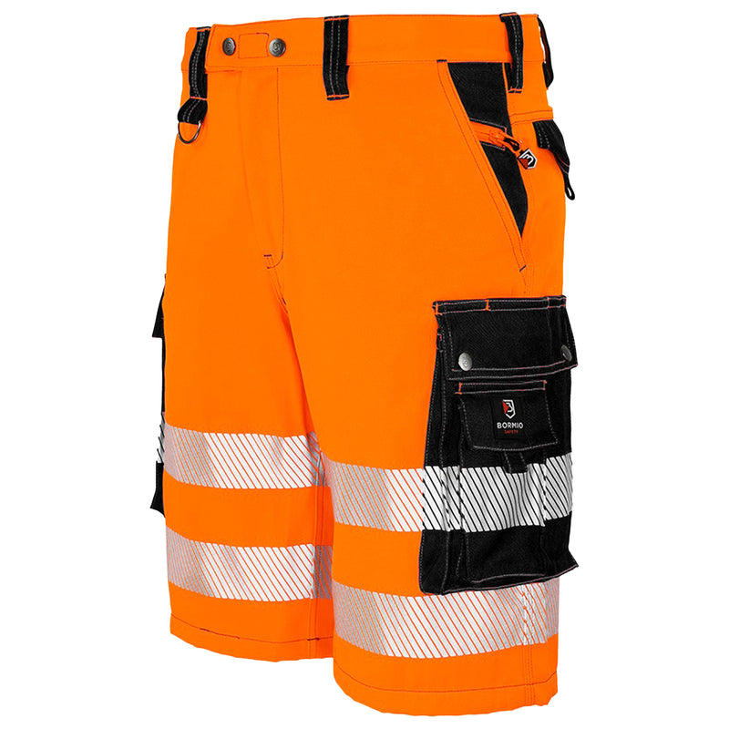 Warnschutz Shorts | Klasse 2 | PE/Baumwolle | grössenverstellbar | 300 g/m² | Bormio Safety Titlis
