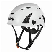 KASK Superplasma AQ Schutzhelm, Weiss, Vorderansicht nach links