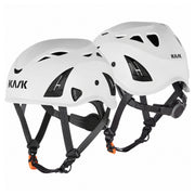 KASK Superplasma AQ Schutzhelm, Weiss, zwei schräge Perspektiven