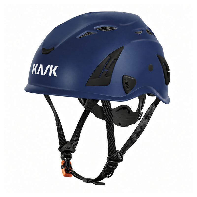 KASK Superplasma AQ Schutzhelm, Blau, Vorderansicht nach links
