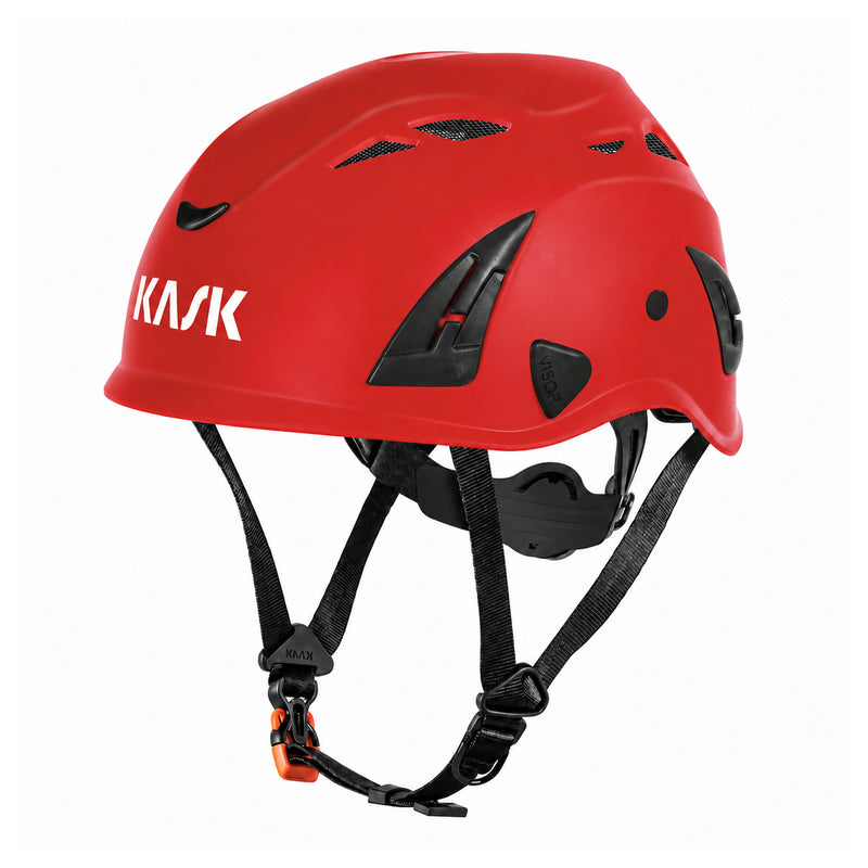 KASK Superplasma AQ Schutzhelm, Rot, Vorderansicht nach links