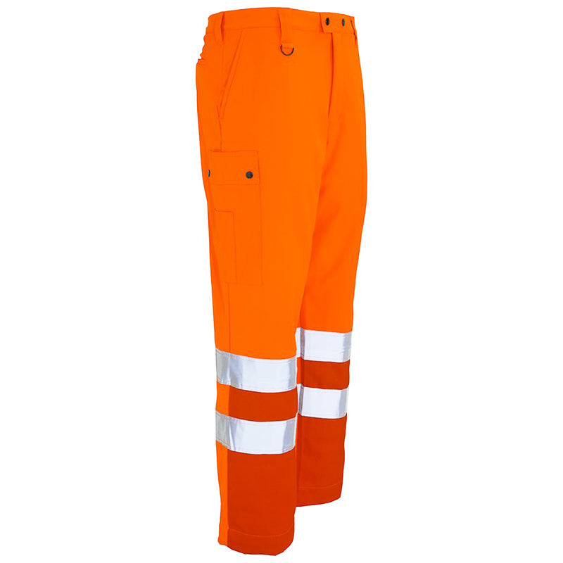Warnschutz Winter-Softshellhose | Klasse 2 | PE/Baumwolle | winddicht, strapazierfähig & wasserabweisend | wärmende Fleece-Innenseite | 310 g/m² | Bormio Safety Basodino