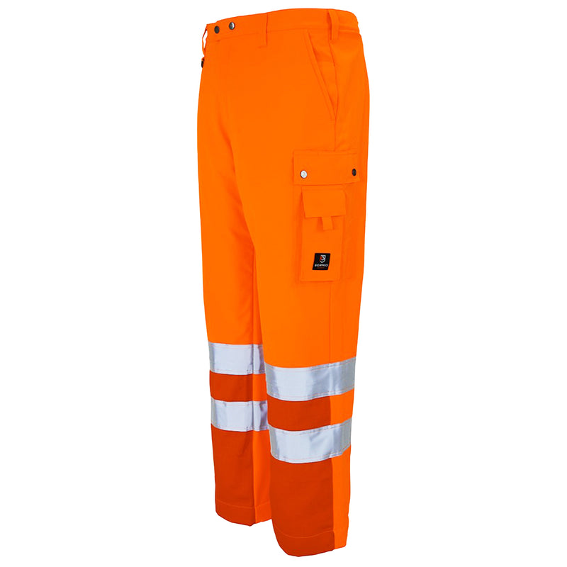 Warnschutz Winter-Softshellhose | Klasse 2 | PE/Baumwolle | winddicht, strapazierfähig & wasserabweisend | wärmende Fleece-Innenseite | 310 g/m² | Bormio Safety Basodino