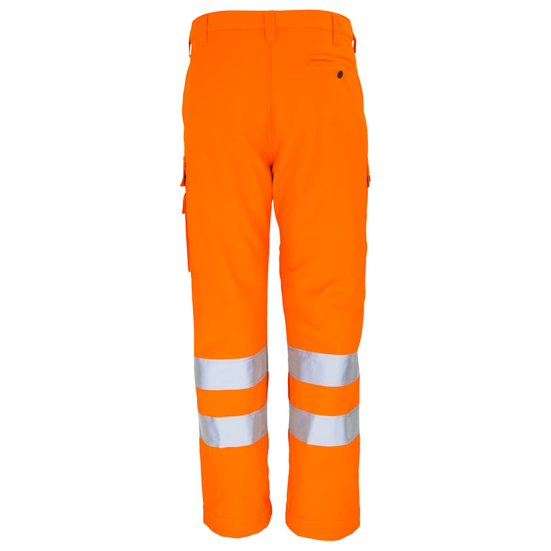 Warnschutz Winter-Softshellhose | Klasse 2 | PE/Baumwolle | winddicht, strapazierfähig & wasserabweisend | wärmende Fleece-Innenseite | 310 g/m² | Bormio Safety Basodino