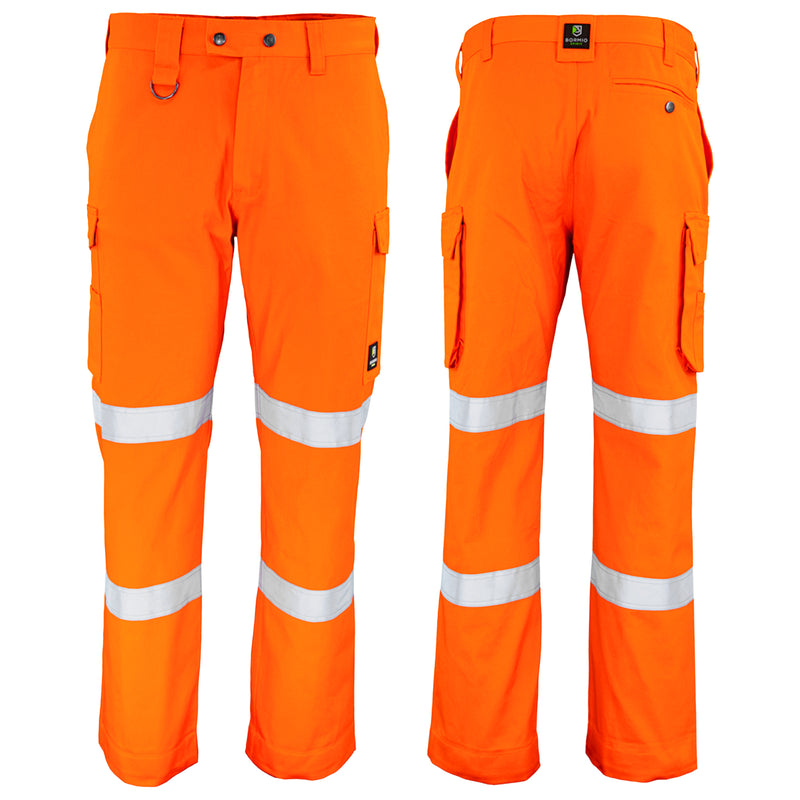 Warnschutz Bundhose | Klasse 1 | Baumwolle | strapazierfähig & ergonomisch | 300 g/m² | Bormio Spirit Liv