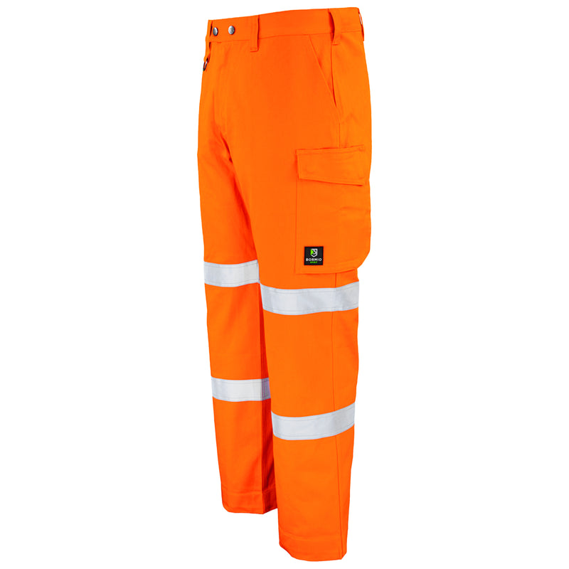 Warnschutz Bundhose | Klasse 1 | Baumwolle | strapazierfähig & ergonomisch | 300 g/m² | Bormio Spirit Liv