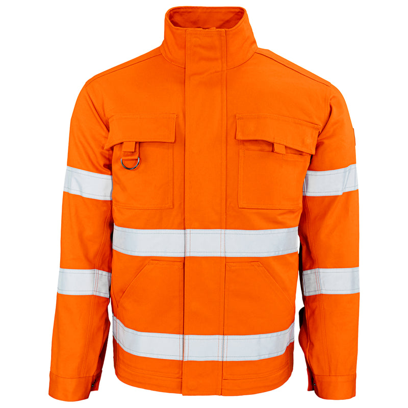 Warnschutz Bundjacke | Klasse 1 | Baumwolle | strapazierfähig & ergonomisch | 300 g/m² | Bormio Spirit Jord
