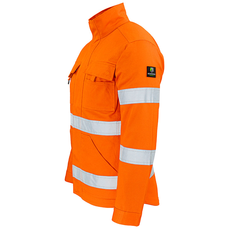 Warnschutz Bundjacke | Klasse 1 | Baumwolle | strapazierfähig & ergonomisch | 300 g/m² | Bormio Spirit Jord