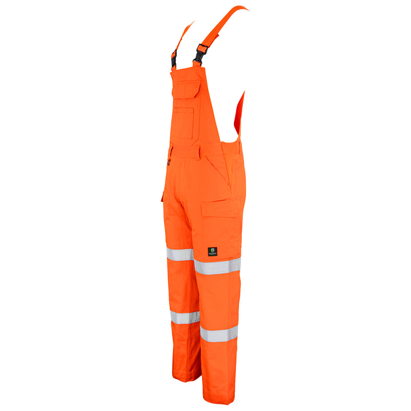 Warnschutz Latzhose | Klasse 1 | Baumwolle | strapazierfähig & ergonomisch | 300 g/m² | Bormio Spirit Eric