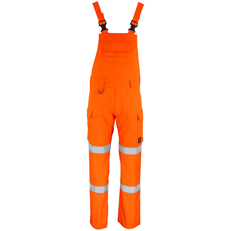 Warnschutz Latzhose | Klasse 1 | Baumwolle | strapazierfähig & ergonomisch | 300 g/m² | Bormio Spirit Eric