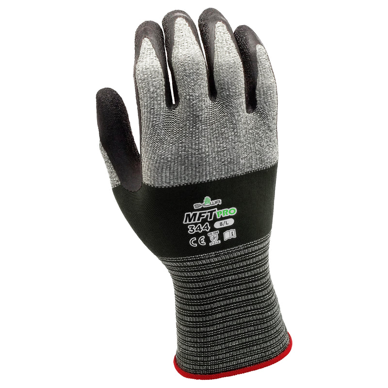 Mikrofaser-Arbeitshandschuhe | Kat II | Naturkautschuklatex-Beschichtung | extra leicht | SHOWA™ MFT PRO 344