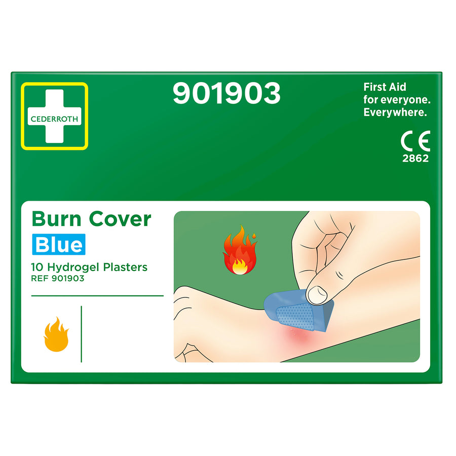 Burn Cover | Hydrogelpflaster | 74 x 45 mm | für kleinere Verbrennungen & Schnittwunden | Cederroth 901903