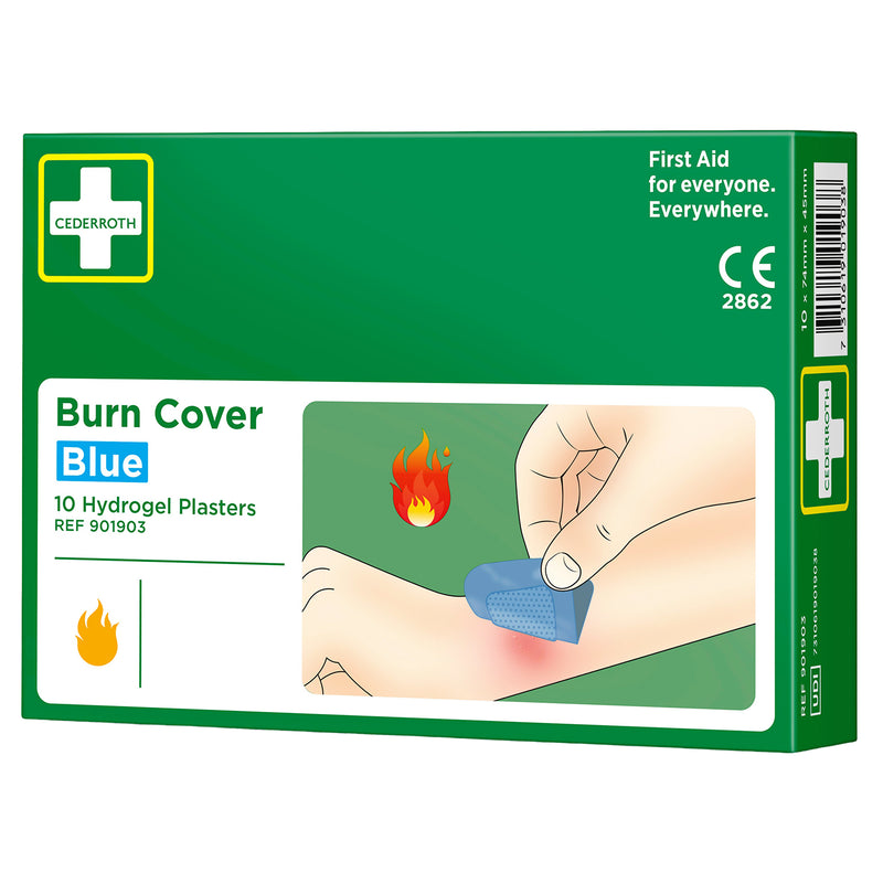 Burn Cover | Hydrogelpflaster | 74 x 45 mm | für kleinere Verbrennungen & Schnittwunden | Cederroth 901903