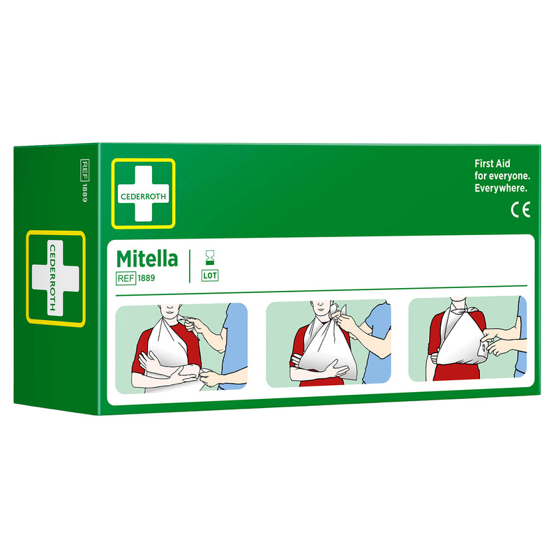 Cederroth Mitella | Dreiecktuch | 2 Stück | zur Armstützung & Fixierung von Wundauflagen | Cederroth 1889