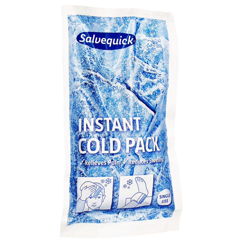 Salvequick Einmal-Kühlpack | Kälte-Sofortkompresse | 146 x 216 mm | bei Verstauchungen & kleineren Verletzungen | Cederroth 219600