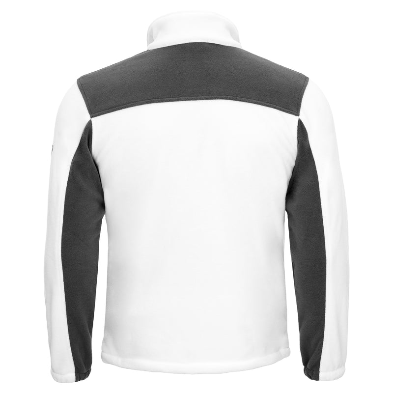 Maler-Fleecejacke Weiss | PE | OEKO-TEX® | Regular Fit | wärmeisolierend | 300 g/m² | Nitras Motion Tex Plus