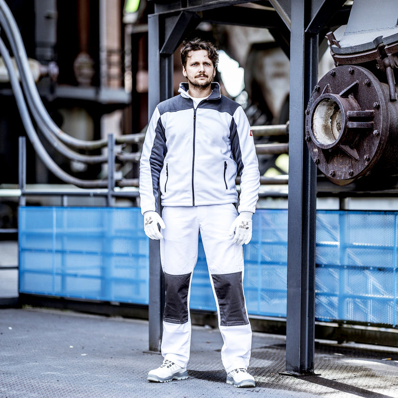 Maler-Arbeitshose Weiss | PE/Baumwolle | OEKO-TEX® | Regular Fit | leicht & atmungsaktiv | 245 g/m² | Nitras Motion Tex Light