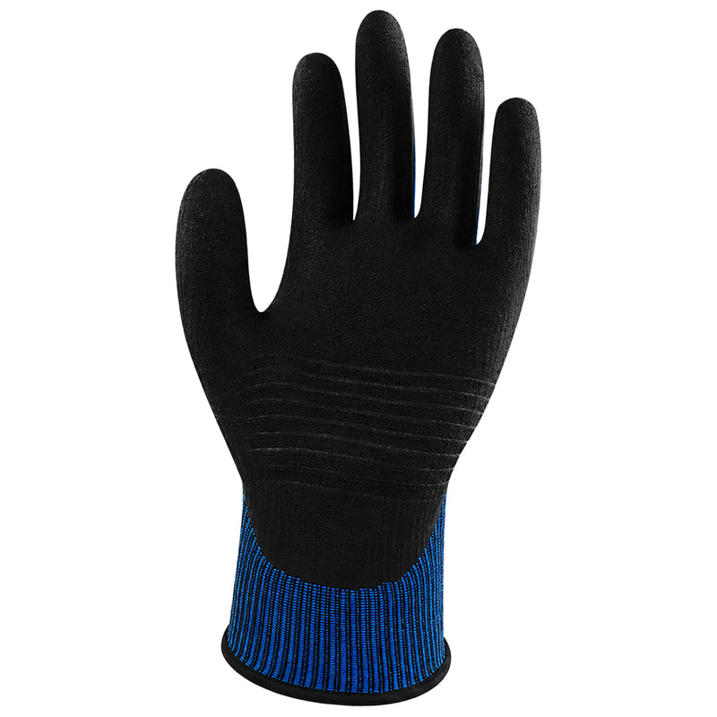 Polyester-Arbeitshandschuhe | Kat II | Latex-Beschichtung | stossdämpfende Handfläche | griffsicher | Wonder Grip® OP-255 OPTY™