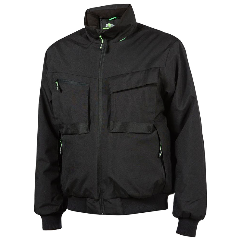 Winter-Bomberjacke | Polyester | wasserabweisend & gefüttert | mit Kapuze | EN ISO 13688 | U-Power Kemi