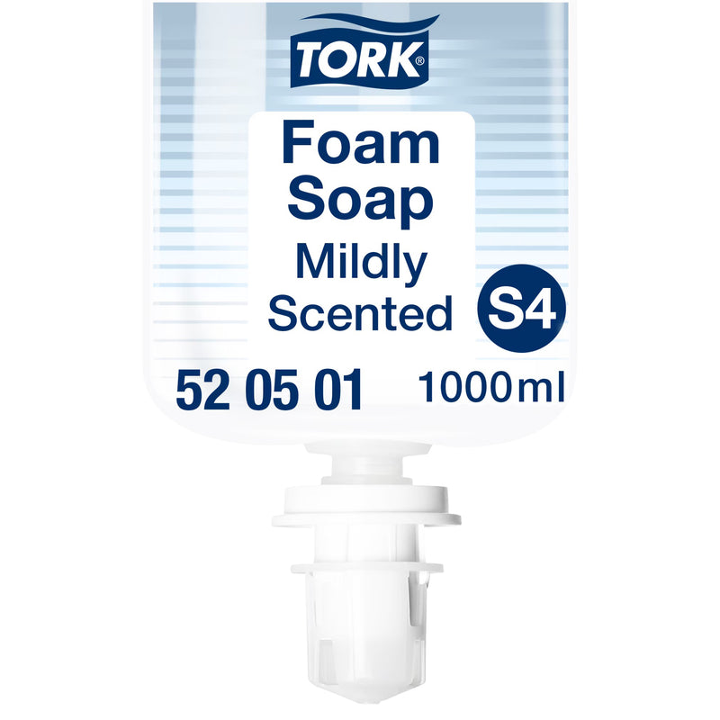 Hand-Schaumseife S4 | mild duftend | transparent | 1000 ml | Premium | TORK 520501