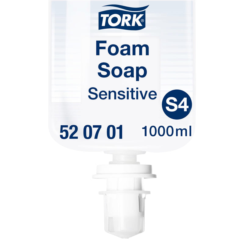 Schaumseife S4 | für empfindliche Haut | transparent | 1000 ml | Premium | TORK 520701