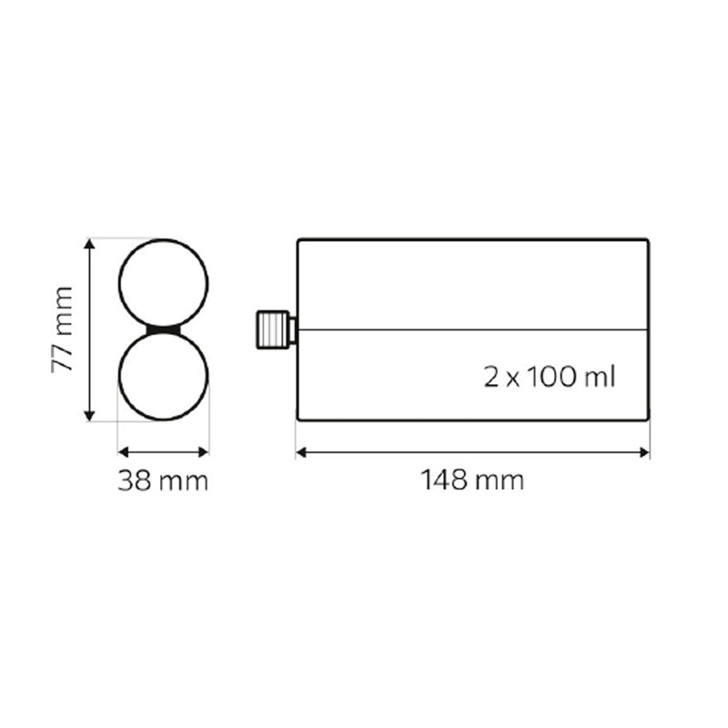 Kartuschen-Schaumpistole | 200–220 ml | für 2K-Kartuschenschaum | Soraton EconoMax 210