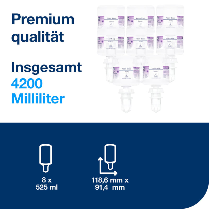 Mini Schaumseife S5 | luxuriös | transparent | 525 ml | Premium | TORK 525902