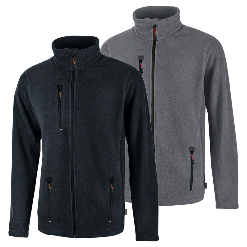 Fleecejacke | Polyester | wärmend, atmungsaktiv & strapazierfähig | mit Reissverschlusstaschen | 280 g/m² | EN ISO 13688 | U-Power Jura