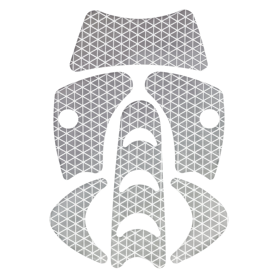 KASK Superplasma AQ Helmreflexaufkleber, silberner Satz mit passgenauen Reflexelementen