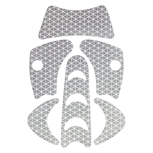 KASK Superplasma AQ Helmreflexaufkleber, silberner Satz mit passgenauen Reflexelementen