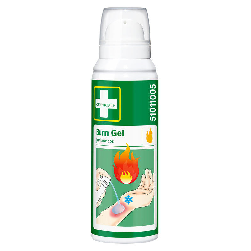 Burn Gel 100 ml | kühlendes Gel bei kleineren Verbrennungen & Sonnenbrand | Sprühflasche | Cederroth 51011005
