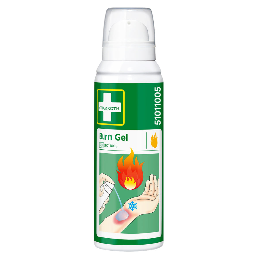 Burn Gel 100 ml | kühlendes Gel bei kleineren Verbrennungen & Sonnenbrand | Sprühflasche | Cederroth 51011005