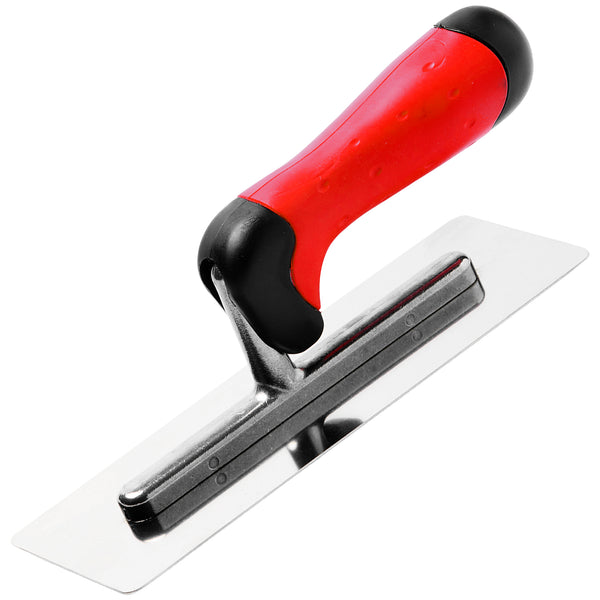 Venezianische Glättkelle Stan Venezia 2K | 20 x 8 cm | rostfreier Stahl | ergonomischer 2 Komponentengriff | Schuller Eh`klar