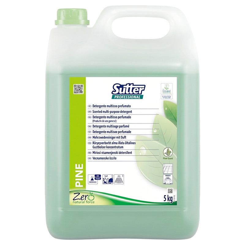 Allzweckreiniger PINE ZERO | Kiefernduft | natürliche Rohstoffe | EU Ecolabel | Sutter Professional