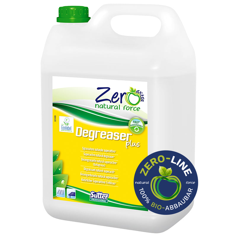 Entfetter DEGREASER PLUS ZERO | natürliche Rohstoffe | EU Ecolabel | Sutter Professional