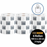 Handtuchrollen | Centerfeed | 180 m x 20,5 cm | 2-lagig | 100% Zellstoff | Katrin M2