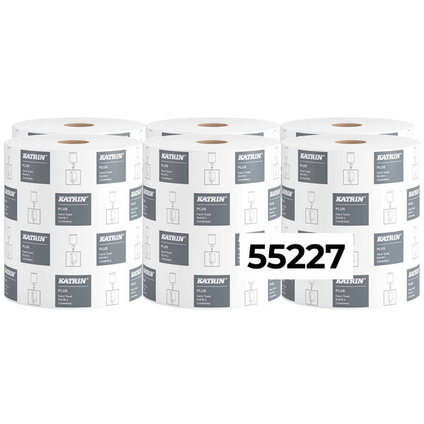 Handtuchrollen | Centerfeed | 180 m x 20,5 cm | 2-lagig | 100% Zellstoff | Katrin 55227 Plus M